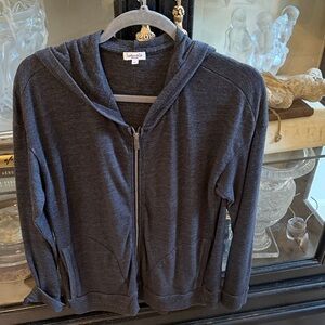 Splendid Charcoal Zip-Up